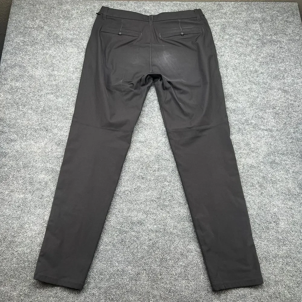 Lululemon Men's Commission Slim Fit Pants Warpstreme Obsidian Size 34x32 LM5ADBT